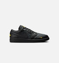 Air Jordan 1 Low SE Mens Lifestyle Shoe Black Anthracite Tour Yellow