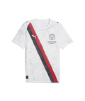 PUMA Manchester City KidSuper Mens Soccer Jersey White Black