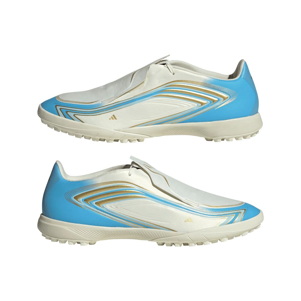 adidas F50 Messi League Turf Mens Soccer Cleats Ivory Blue
