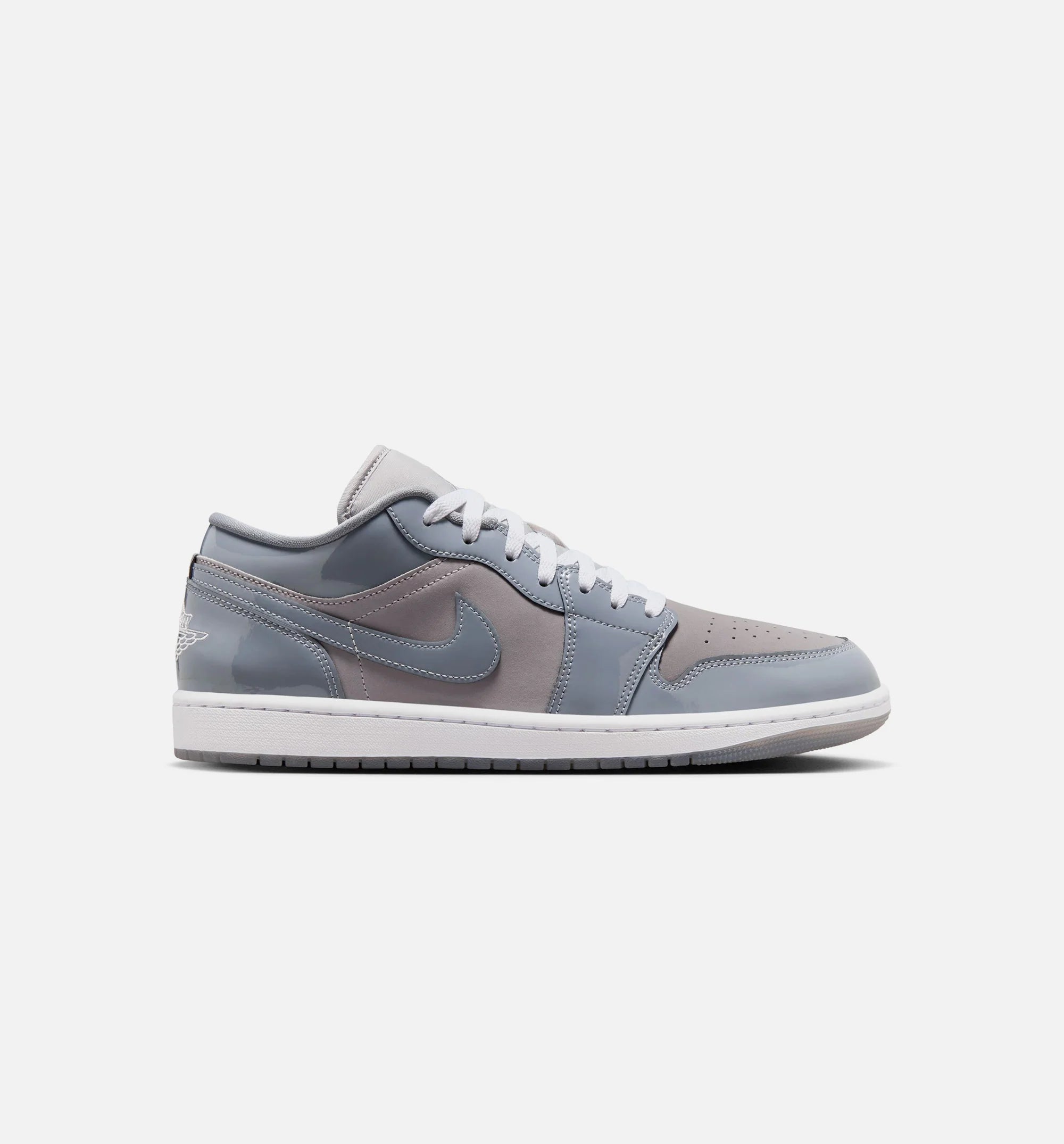 Air Jordan 1 Low Cool Grey Mens Lifestyle Shoe Medium Grey White Cool Grey