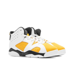 Air Jordan 6 Retro PS White Yellow Ochre Black