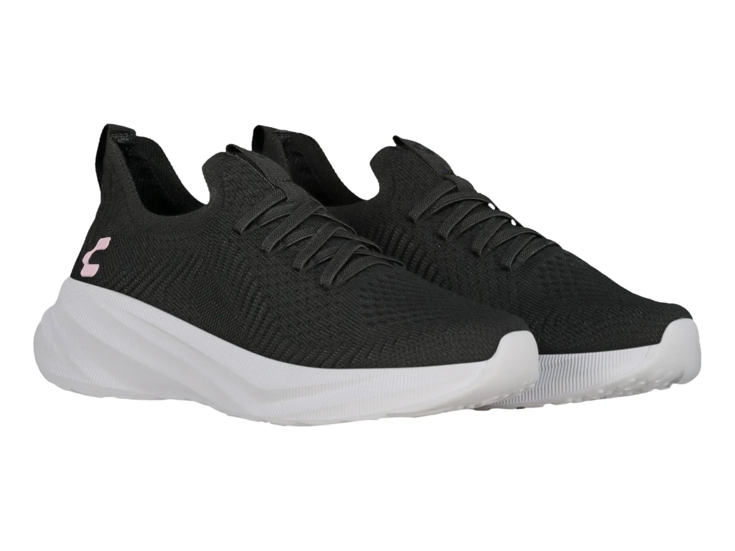 Tenis Charly Relax Negro con Rosa para Mujer