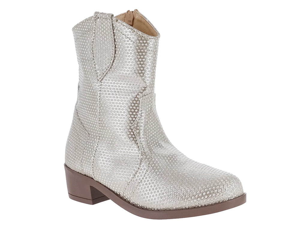 Botas Vaqueras Miroslava Oro para Niña