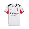 PUMA Mens AC Milan Away Soccer Jersey 25 White Red