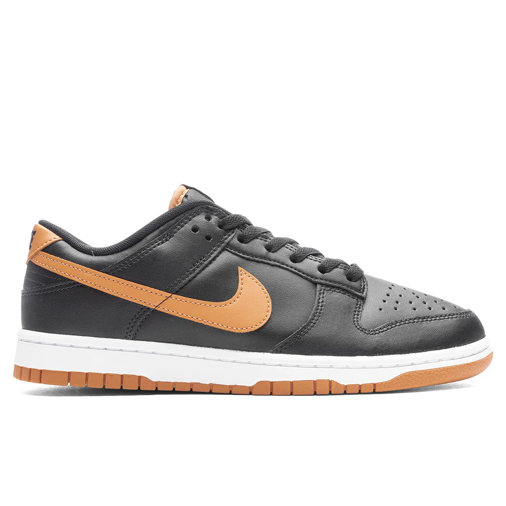 Dunk Low Retro Black Amber Brown Black