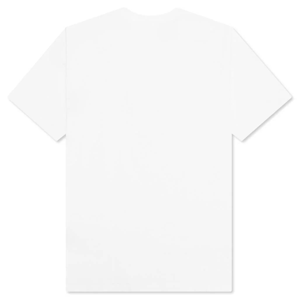 Color Camo Shark Tee White Navy