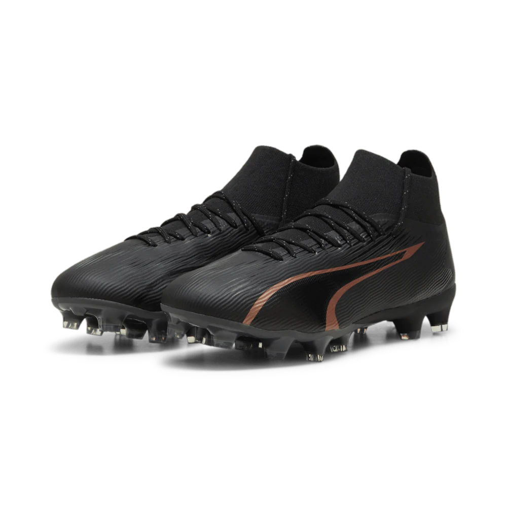 PUMA Ultra Pro FG AG Soccer Cleats Black Copper