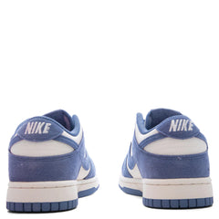 Womens Dunk Low Sail World Indigo Metallic Silver