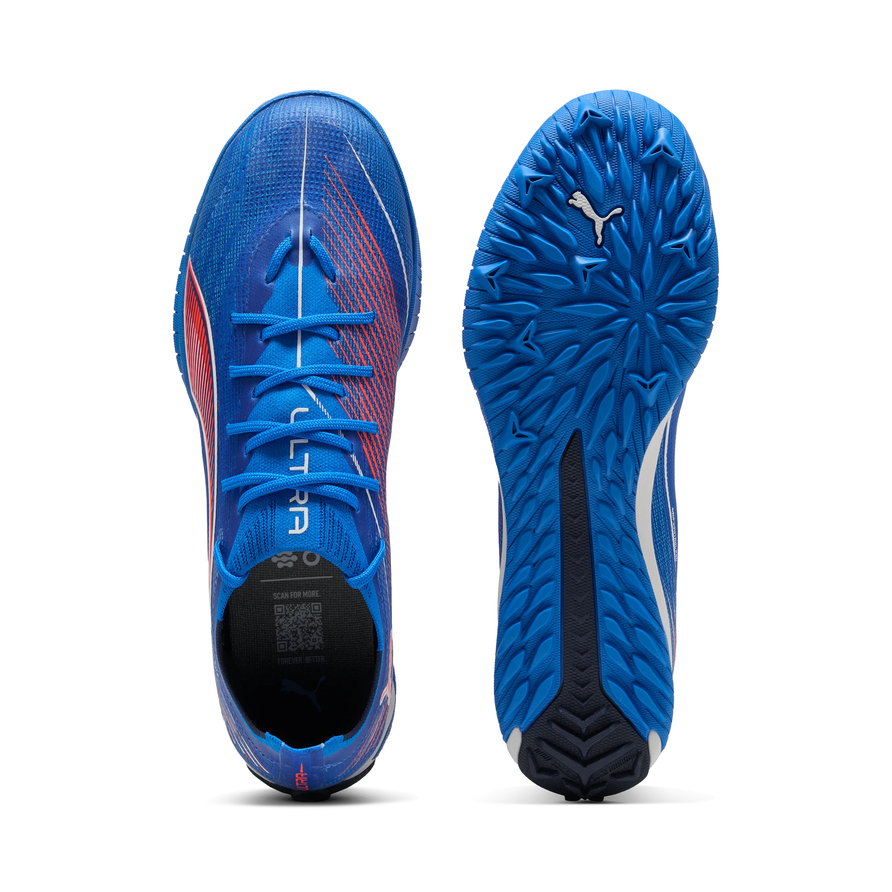 PUMA Ultra 6 Pro Cage Turf Soccer Cleats Blue White