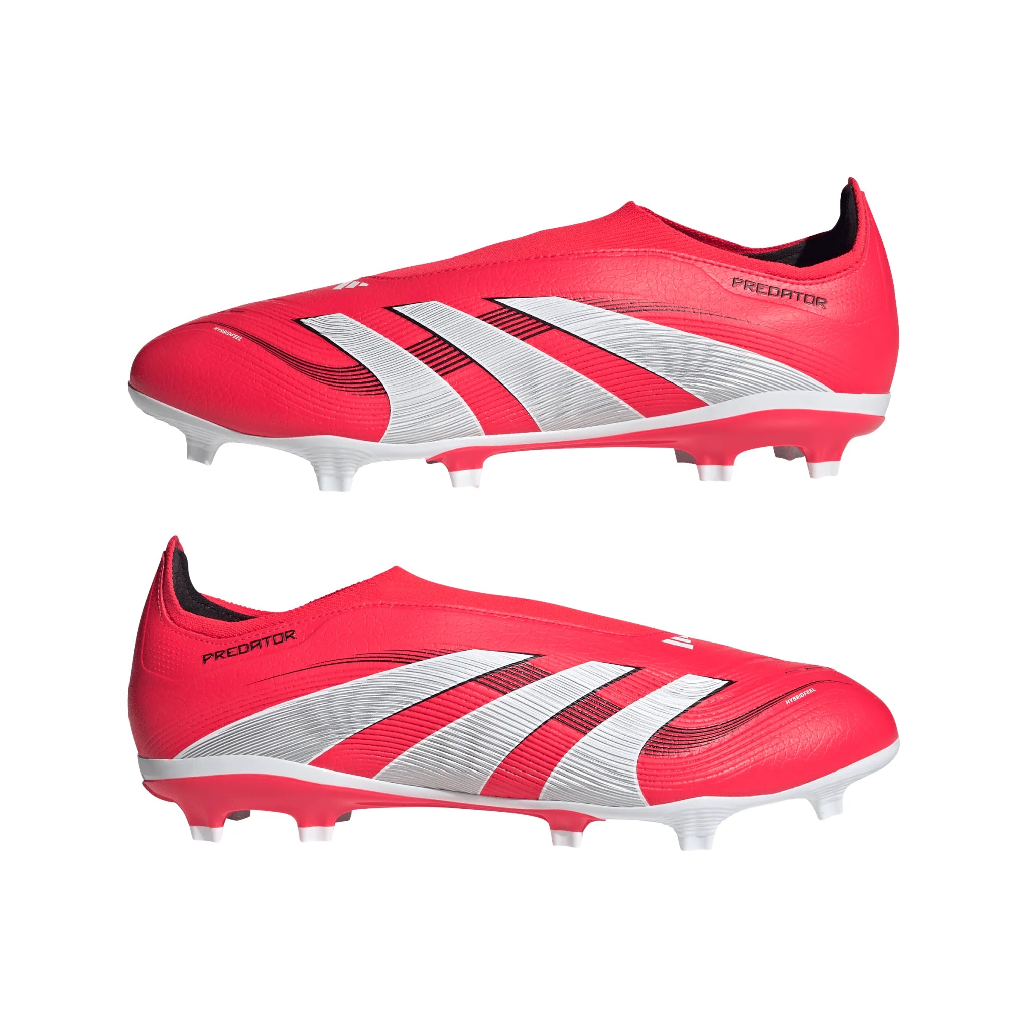 adidas Predator League Laceless FG MG Firm Multi Ground Boots Red