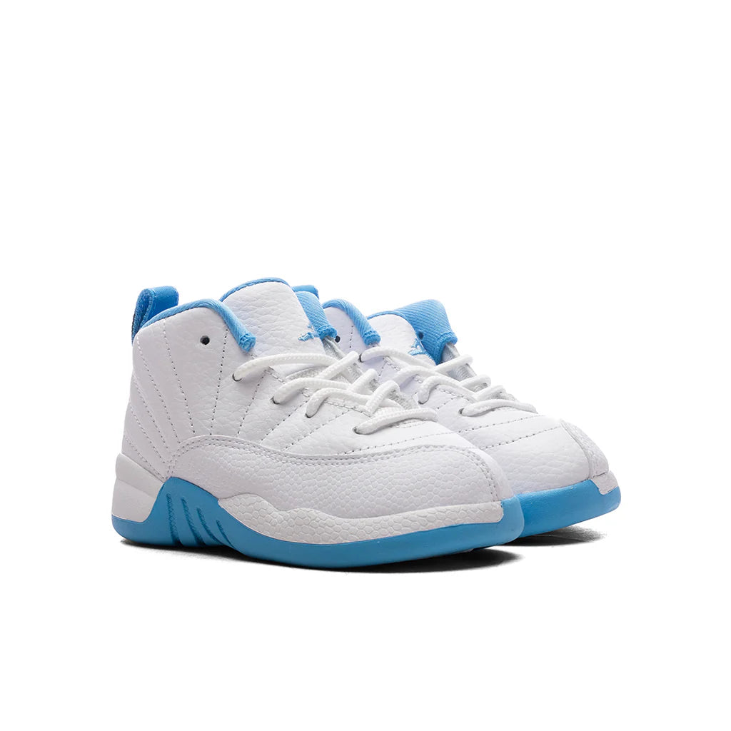 Air Jordan 12 Retro Melo TD White University Blue Metallic Silver