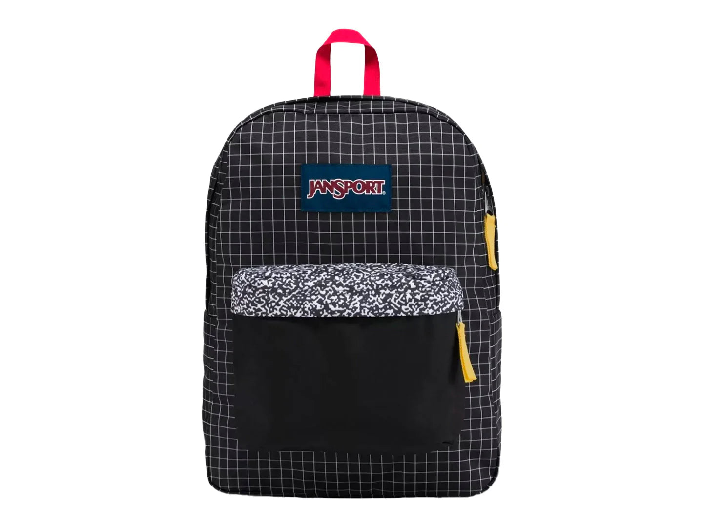 Mochila JanSport SuperBreak Negro Cuadriculado