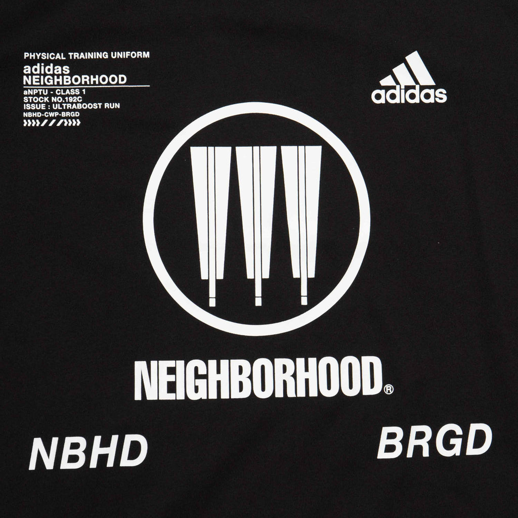 adidas X Neighorhood Mens T Shirt Black White