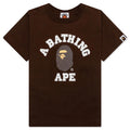 Kids College Tee Brown