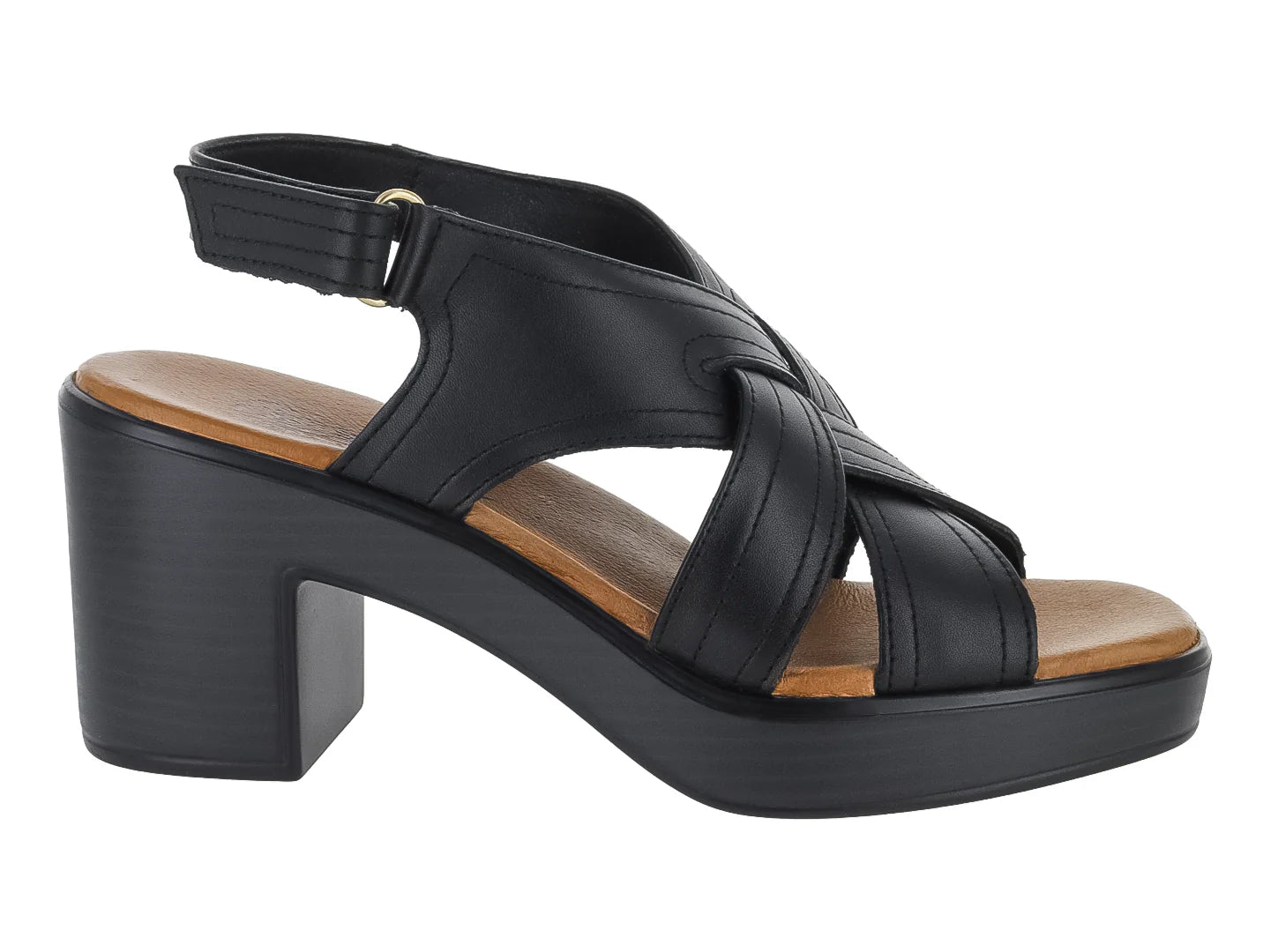 Sandalias Flexi Negro para Mujer