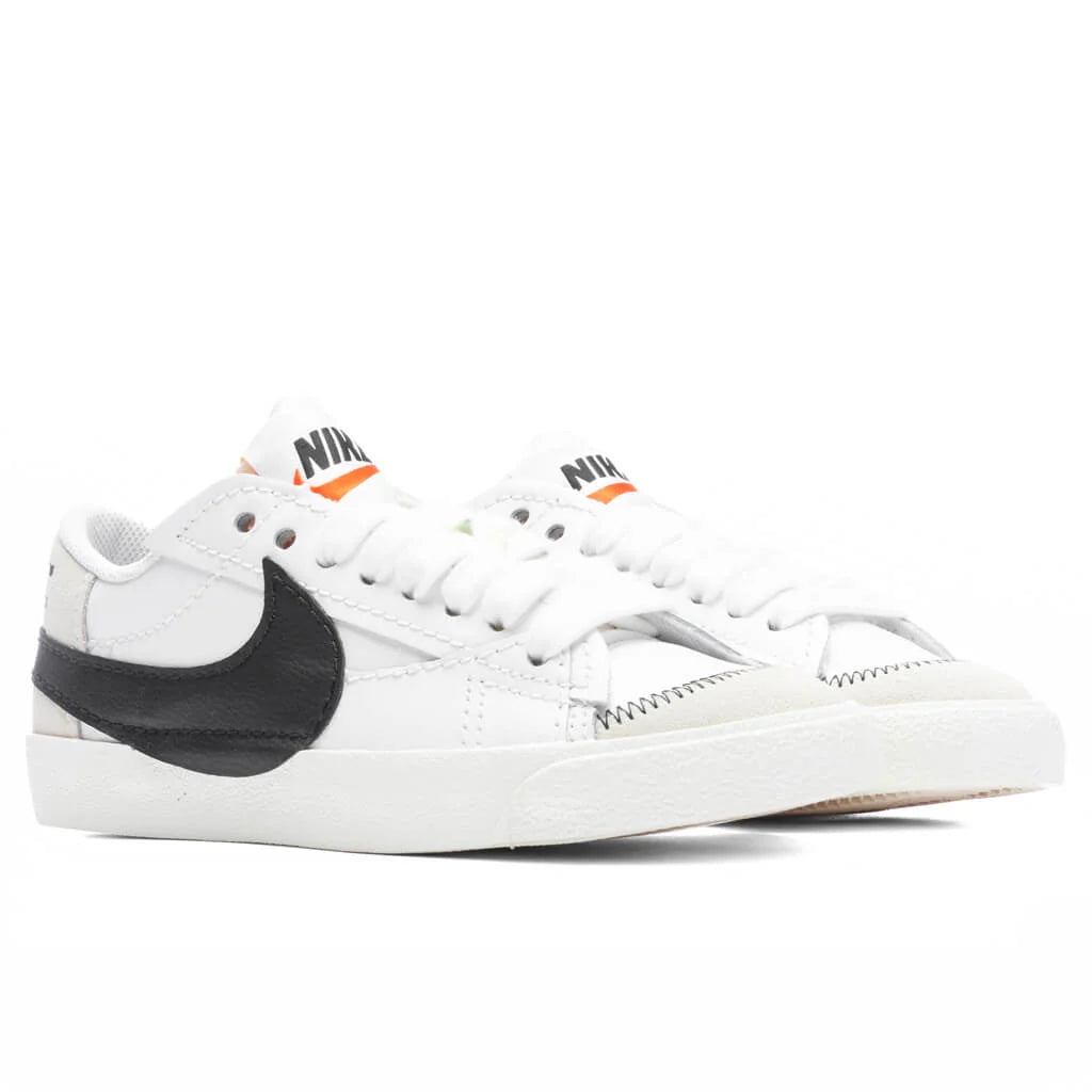 Womens Blazer Low 77 Jumbo White Black Sail
