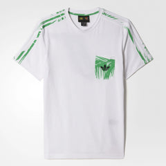 Pharrell Williams BBC Tee Palm Trees Mens White VIvid Green