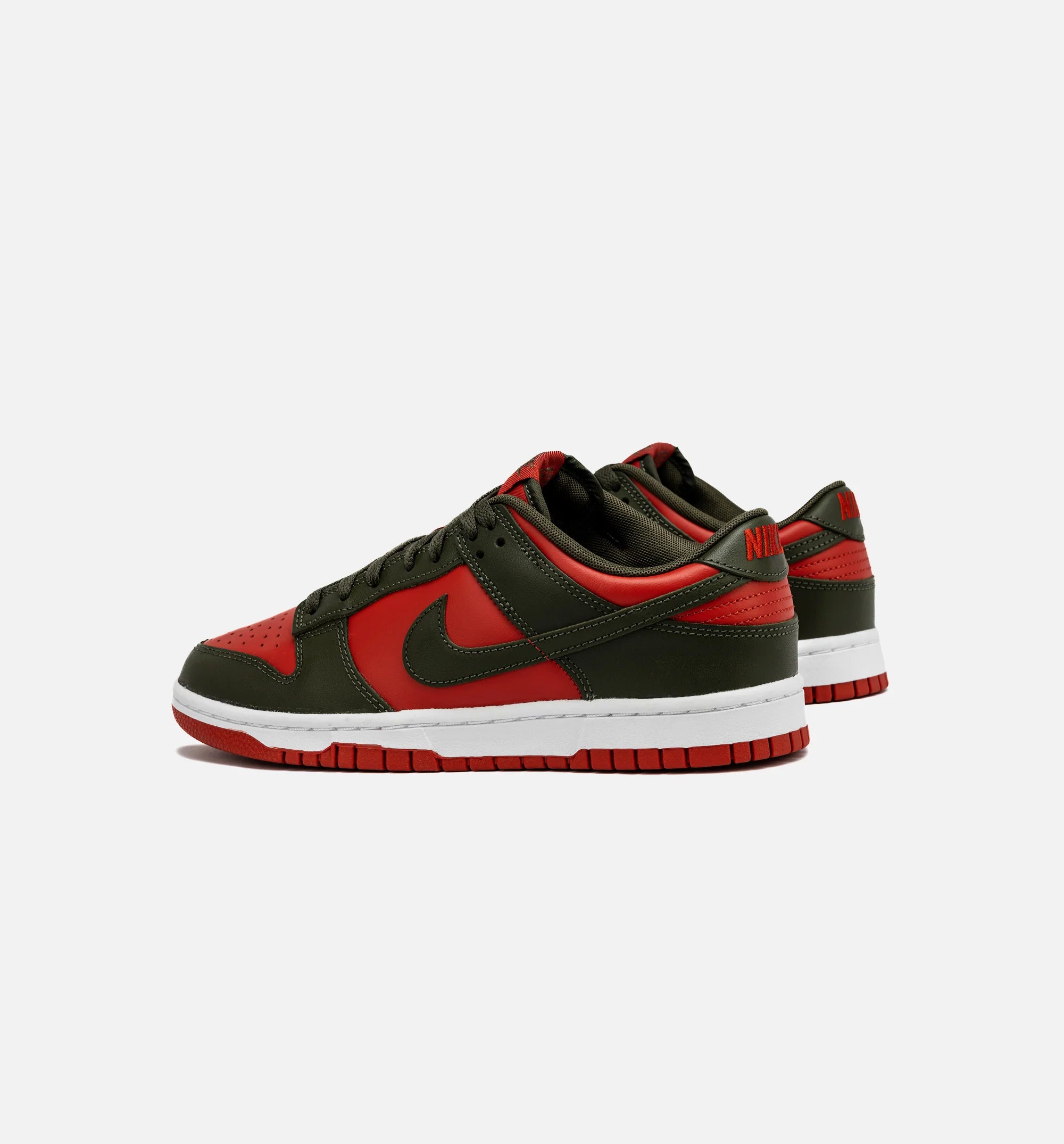 Dunk Low Mystic Red Mens Lifestyle Shoe Red Khaki
