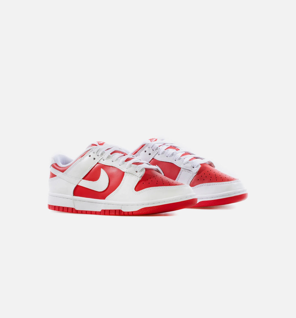 Dunk Low University Red Mens Lifestyle Shoe University Red White Total Orange Limit One Per Customer