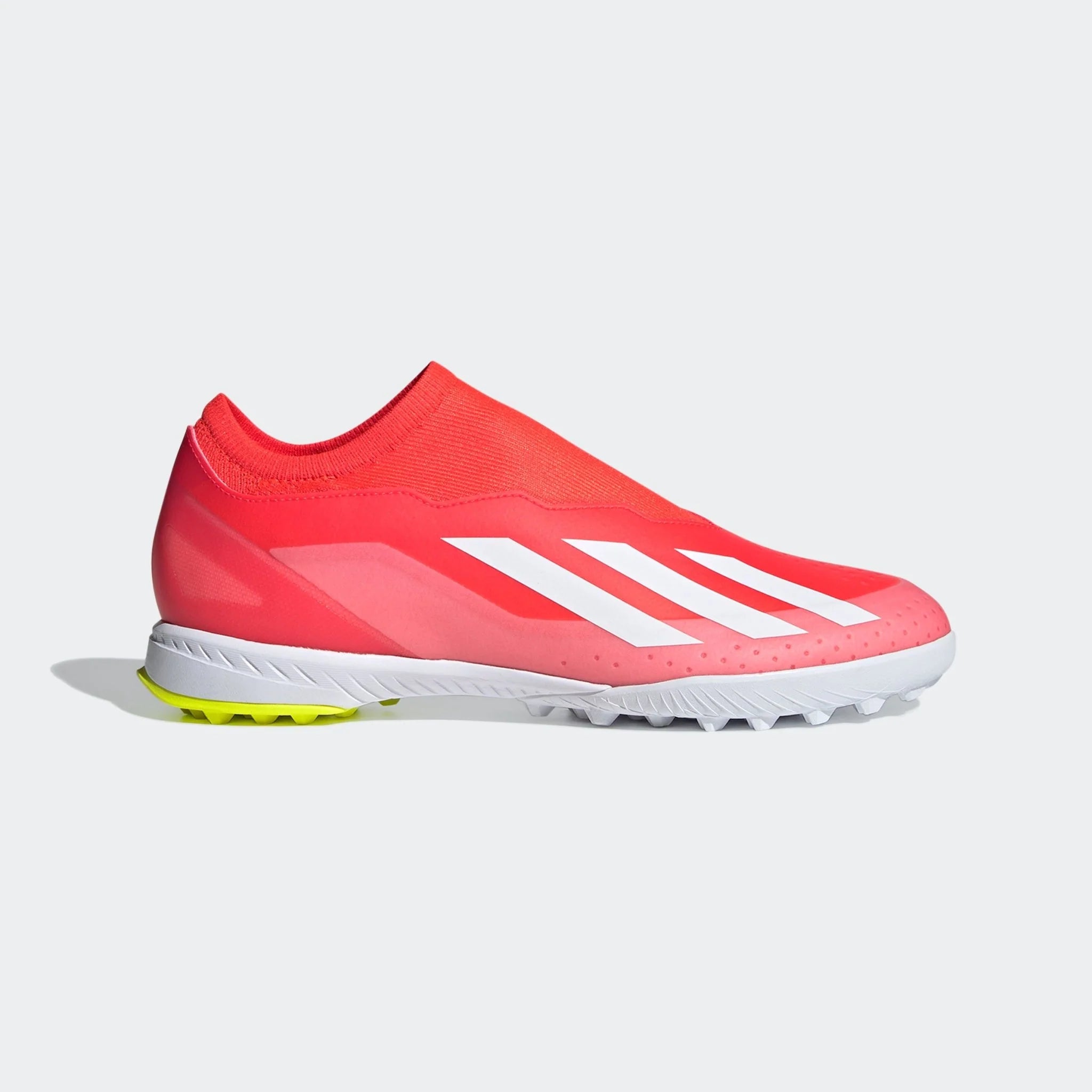 adidas X Crazyfast League Laceless TF Laceless Turf Boots Solar Red White Solar Yellow