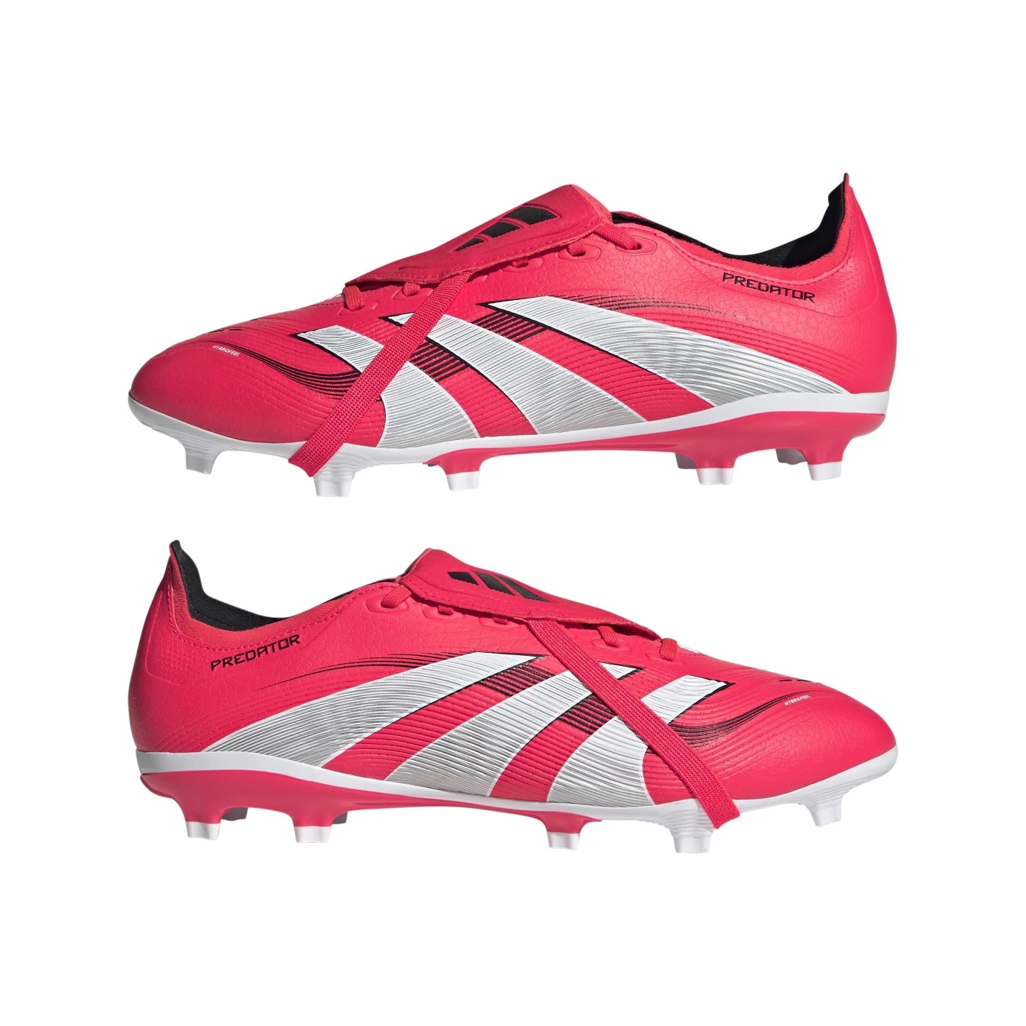 adidas Predator League Fold Over Tongue Firm Multi Ground Boots Red White