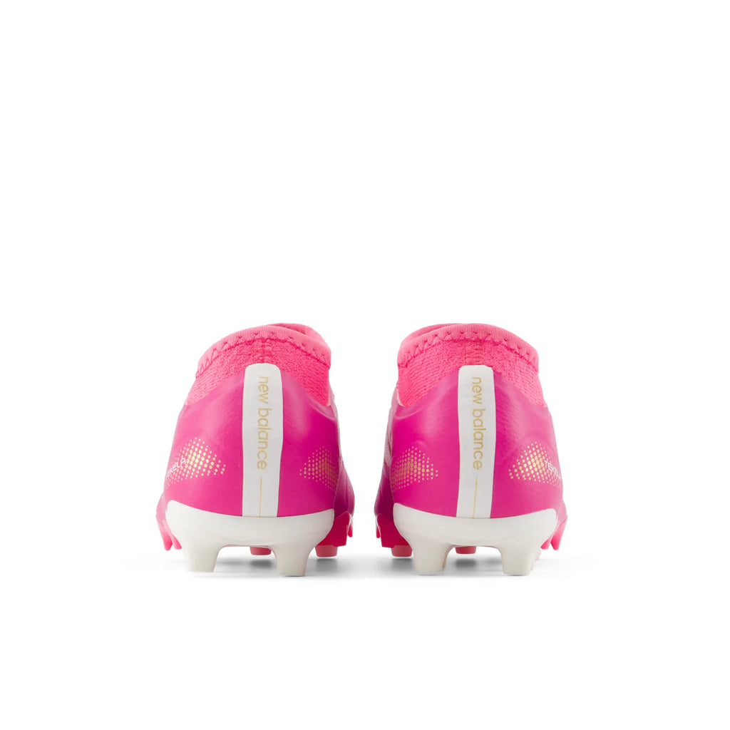 New Balance Tekela Team Low V5 FG Firm Ground Youth Soccer Cleats Pink Heat