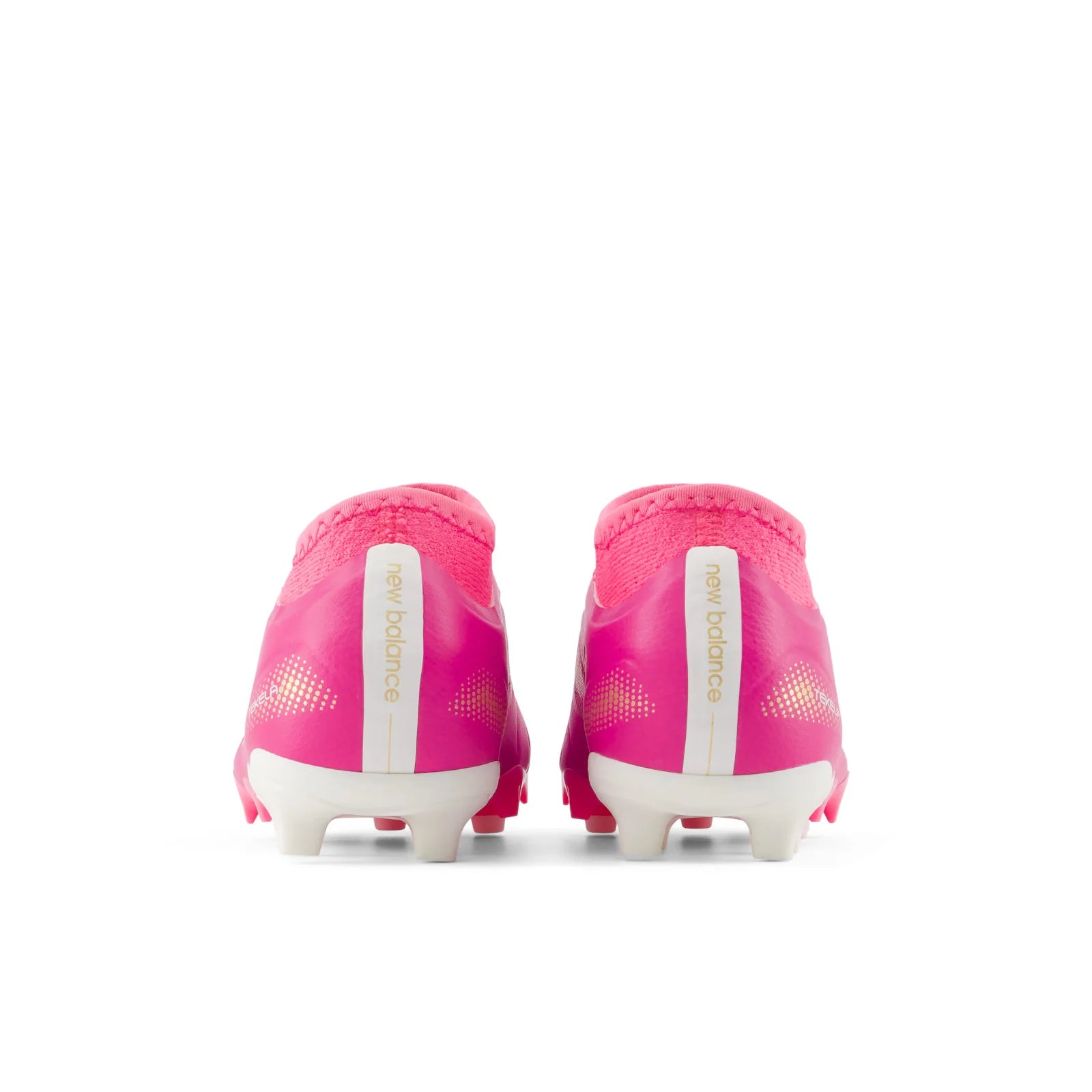 New Balance Tekela Team Low V5 FG Firm Ground Youth Soccer Cleats Pink Heat