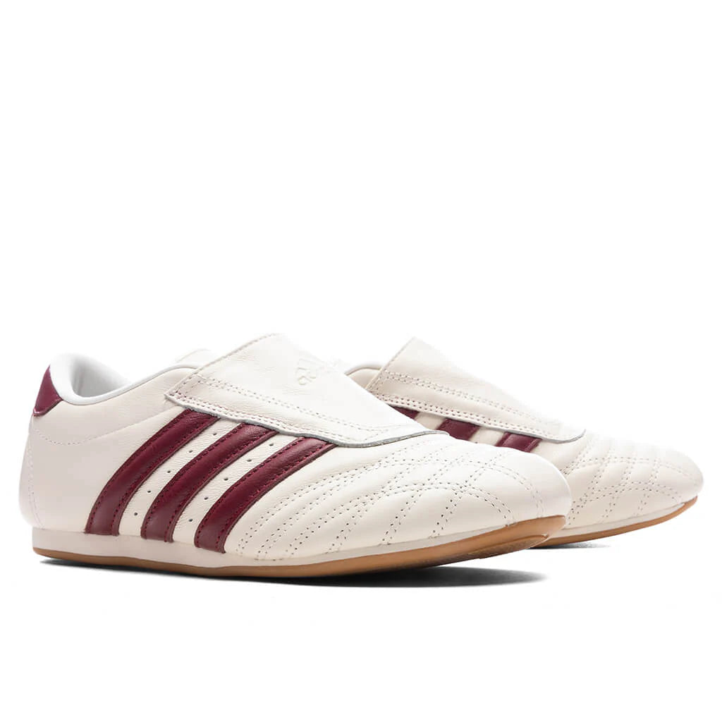 Womens Taekwondo Off White Noble Maroon Gum