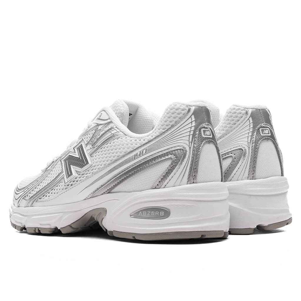 740 White Silver Metallic Reflection