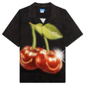 Smiley Cherries S S Button Up Black