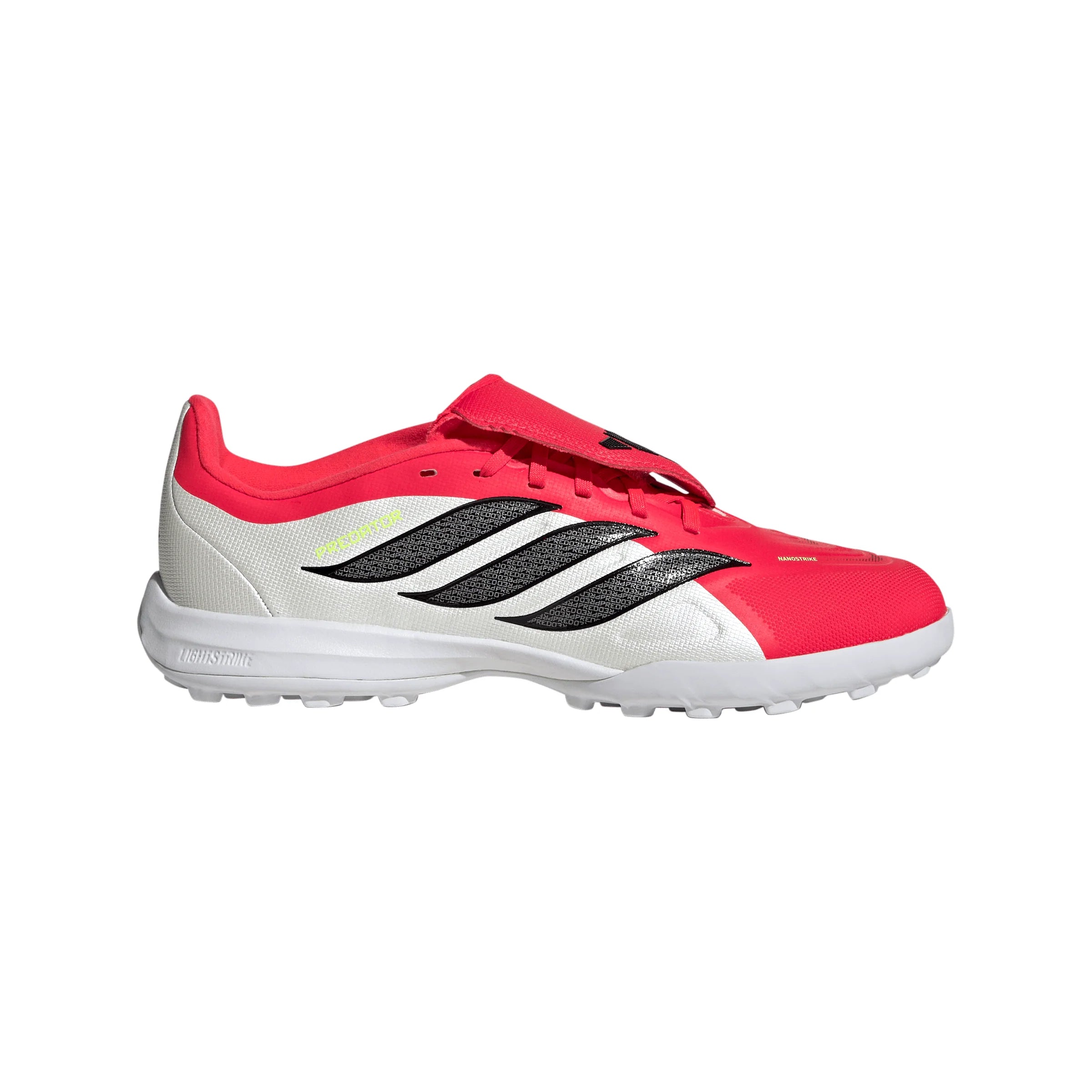 adidas Predator League Fold Over Tongue TF Turf Youth Soccer Cleats Red Black White