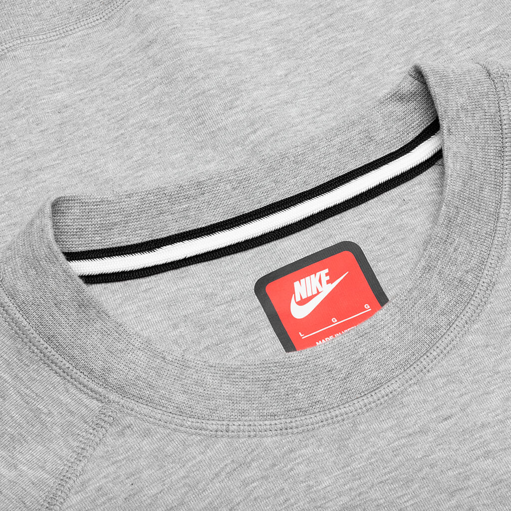 Tech Fleece Crew Dark Grey Heather Black