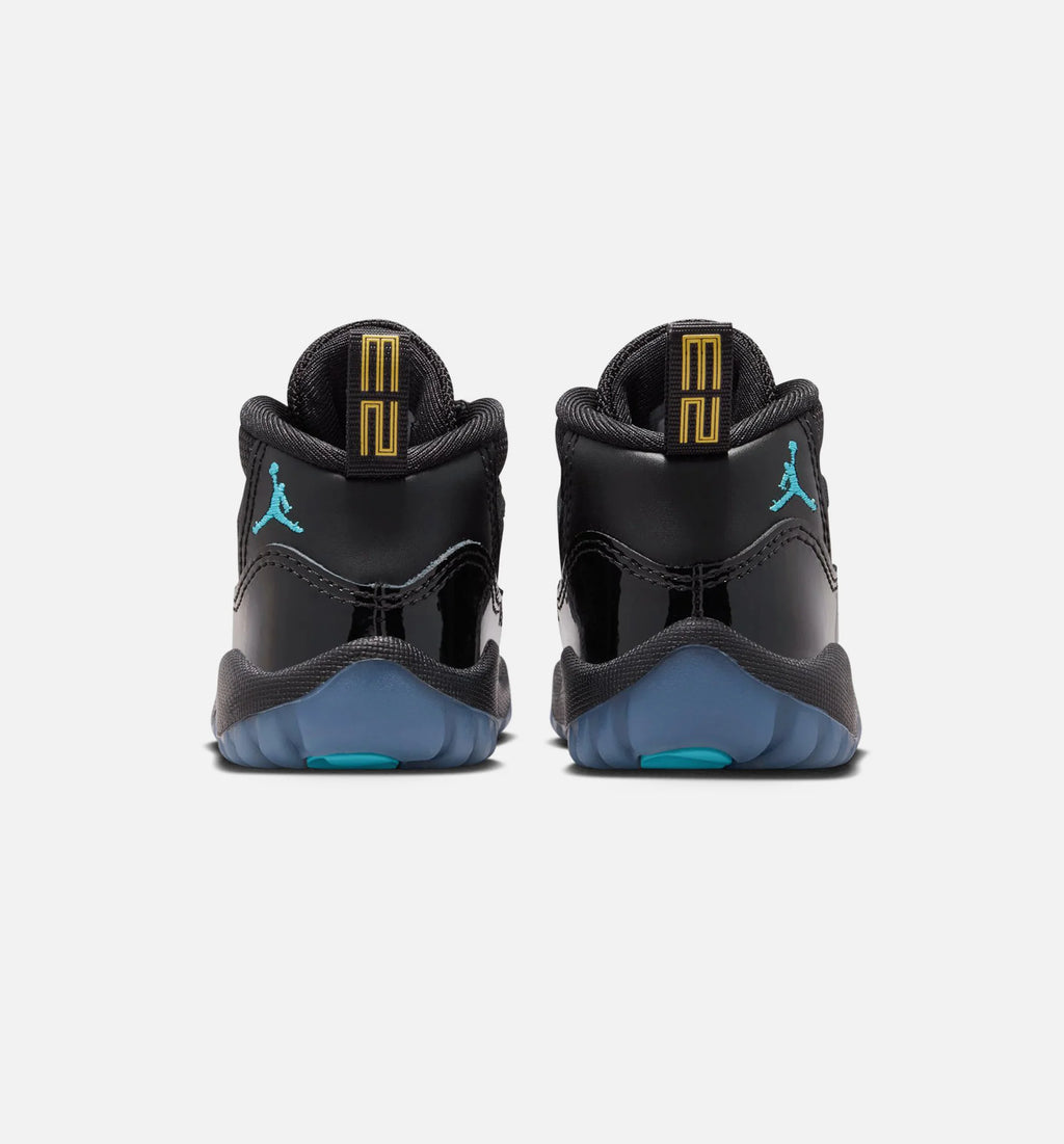 Air Jordan 11 Retro Gamma Infant Toddler Lifestyle Shoe Black Gamma Blue Black Varsity Maize Limit One Per Customer