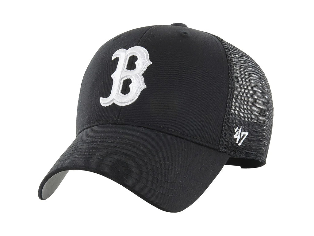 Gorra 47 Brand MVP Branson Mesh Boston Red Sox Negro Blanco