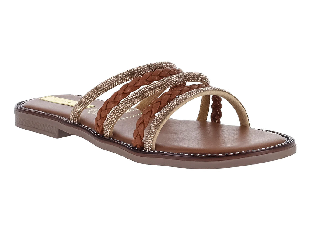 Sandalias Luna Rosa Color Tan para Mujer