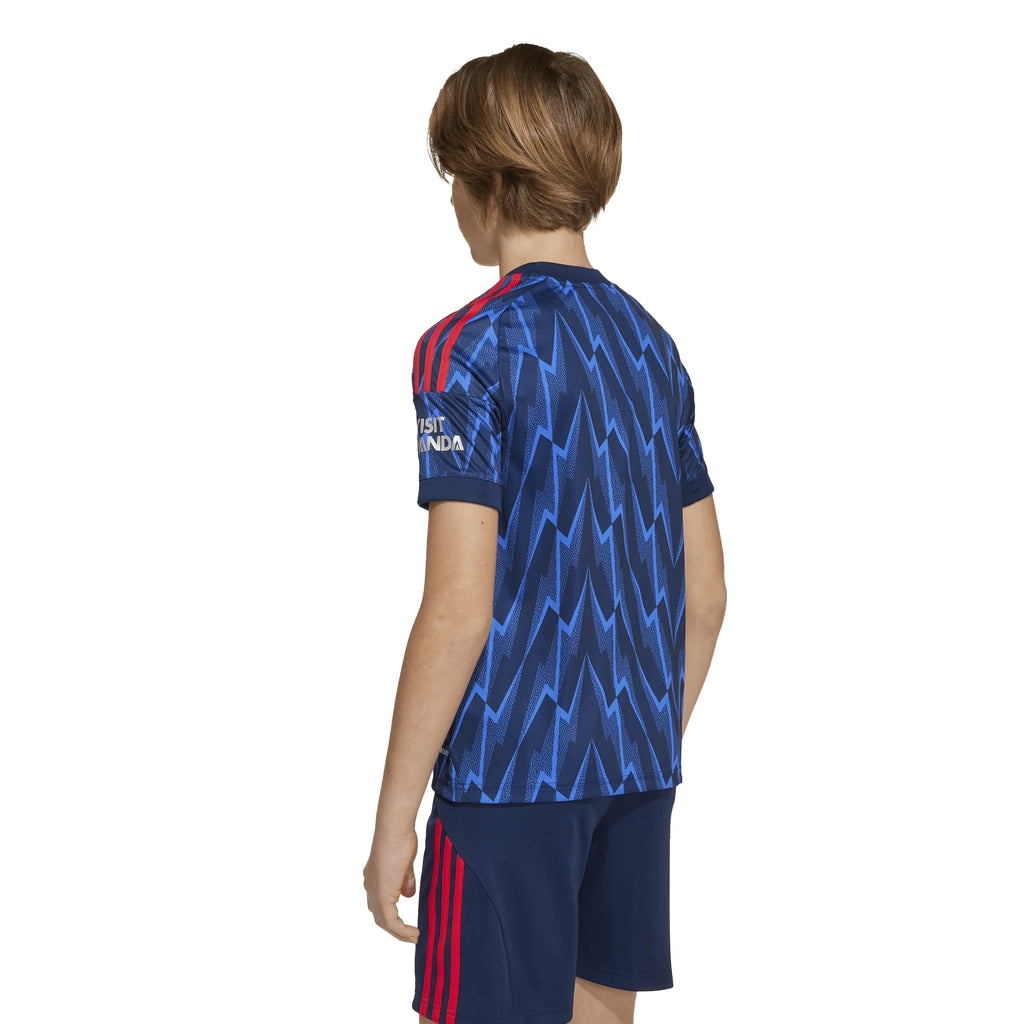 adidas Youth Arsenal Away Soccer Jersey 25 26 Blue