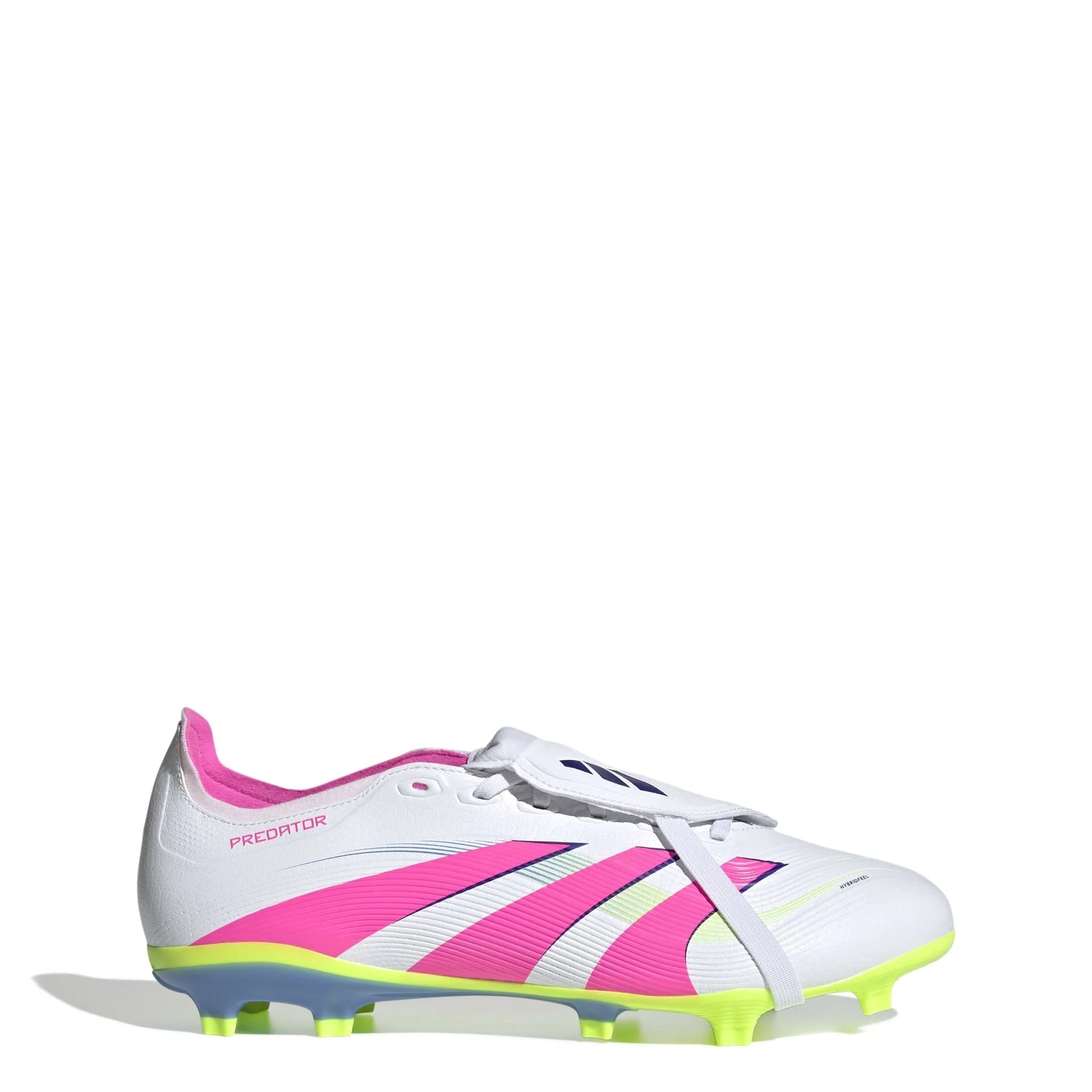 adidas Predator League Fold Over Tongue Firm Multi Ground Boots White Pink