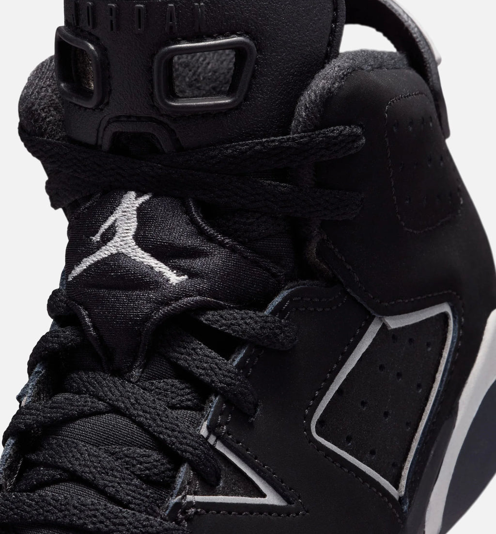 Air Jordan 6 Cap Gown Preschool Lifestyle Shoe Black Multi Color Multi Color Free Shipping