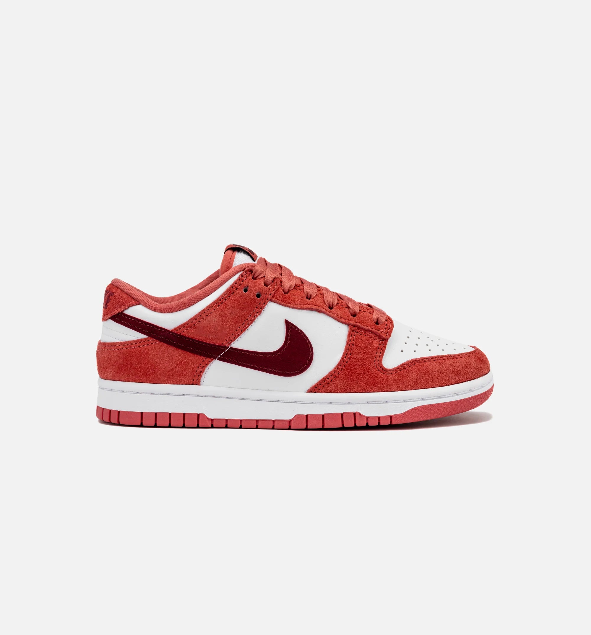 Dunk Low Valentines Day Womens Lifestyle Shoe White Adobe Dragon Red Team Red