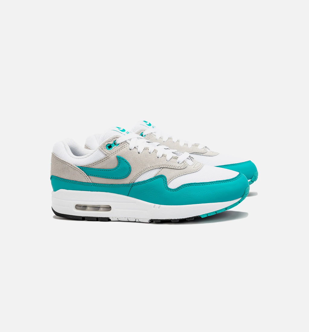 Air Max 1 Clear Jade Mens Lifestyle Shoe Grey Jade