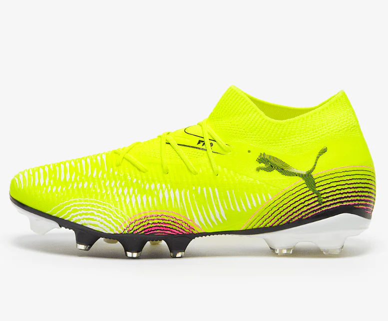 PUMA Future 8 Match FG AG Firm Multi Ground Soccer Cleats Yellow