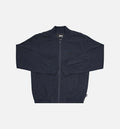 Seersucker Bomber Mens Jacket Navy