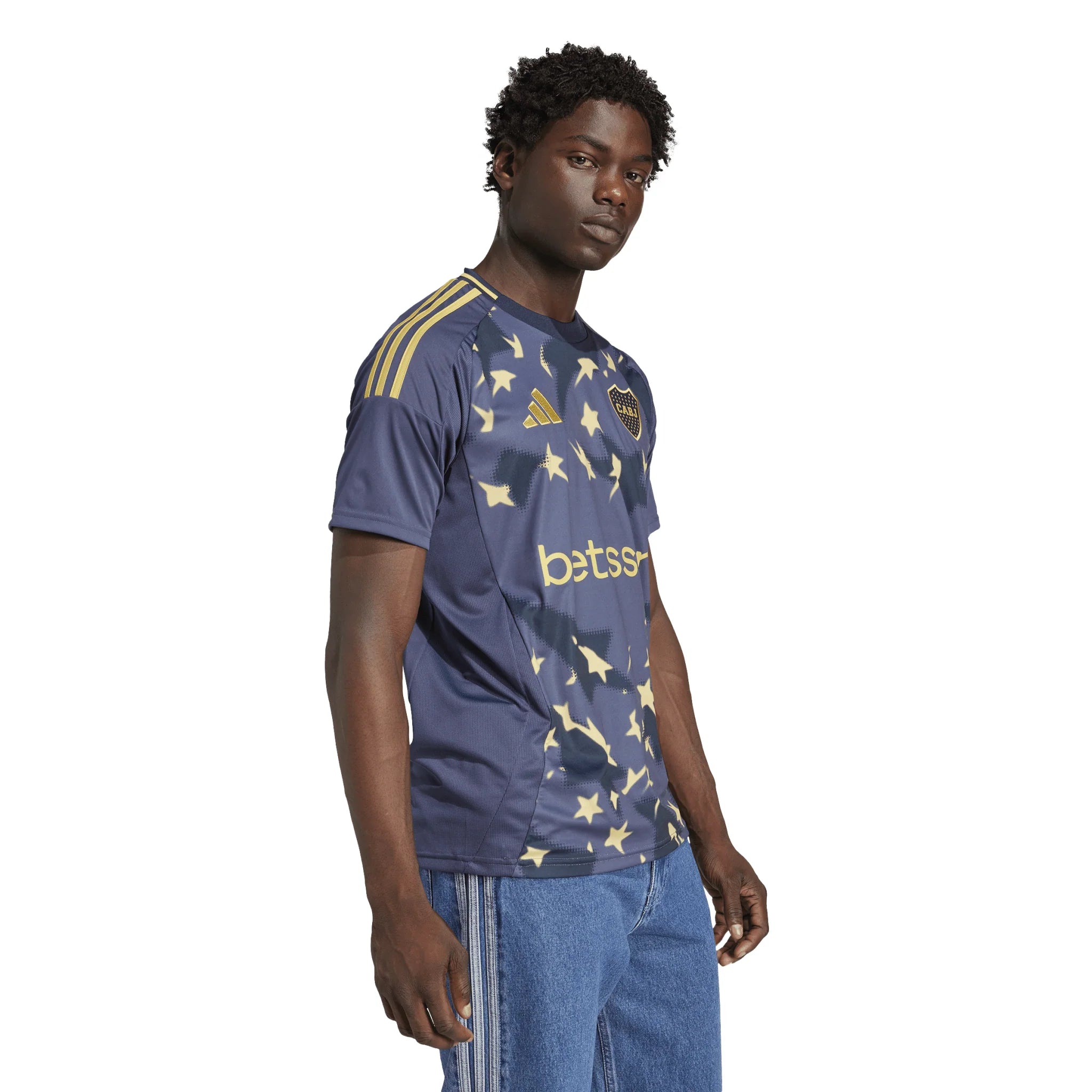 adidas Mens Boca Juniors Third Jersey 24 25 Navy