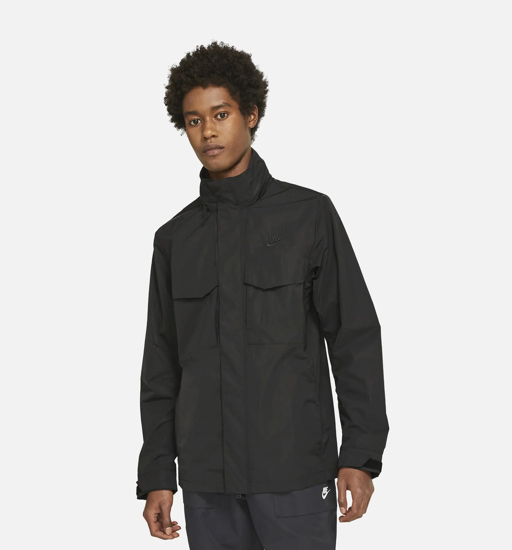 Sportswear Hooded M65 Tech Mens Jacket Black