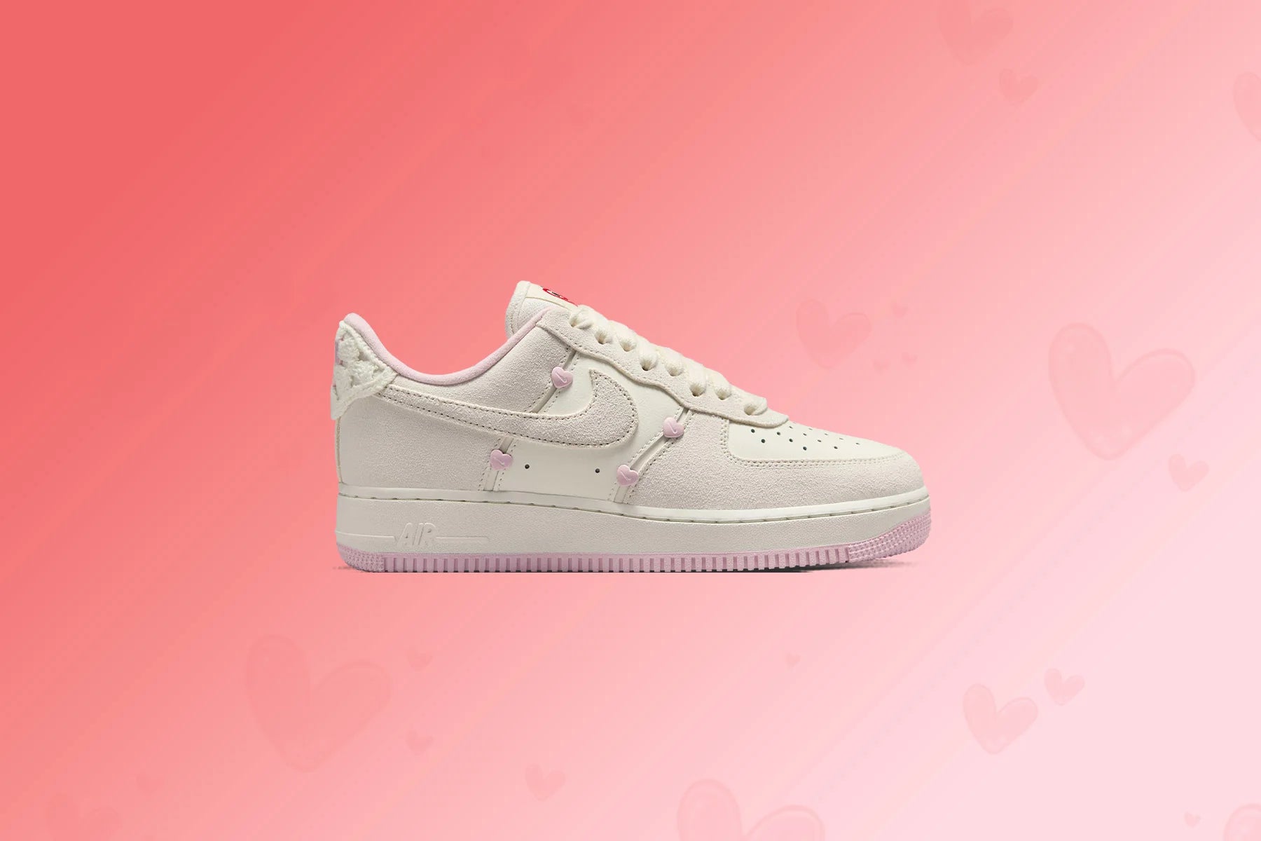 Womens Air Force 1 07 Valentines Day Sail Pink Foam