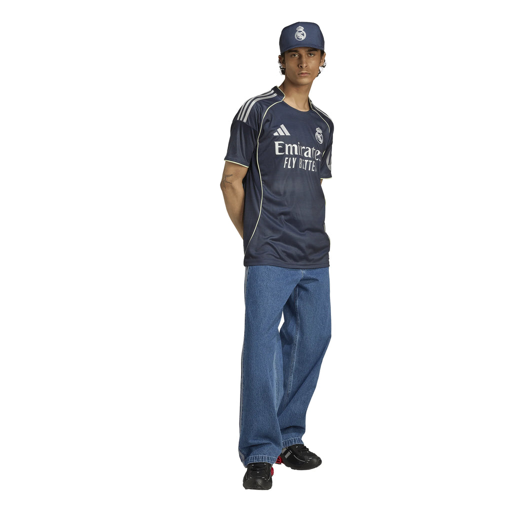 adidas Real Madrid Away Mens Soccer Jersey 25 26 Blue