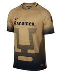 Nike Pumas Away Stadium Jersey 15 Gold Navy
