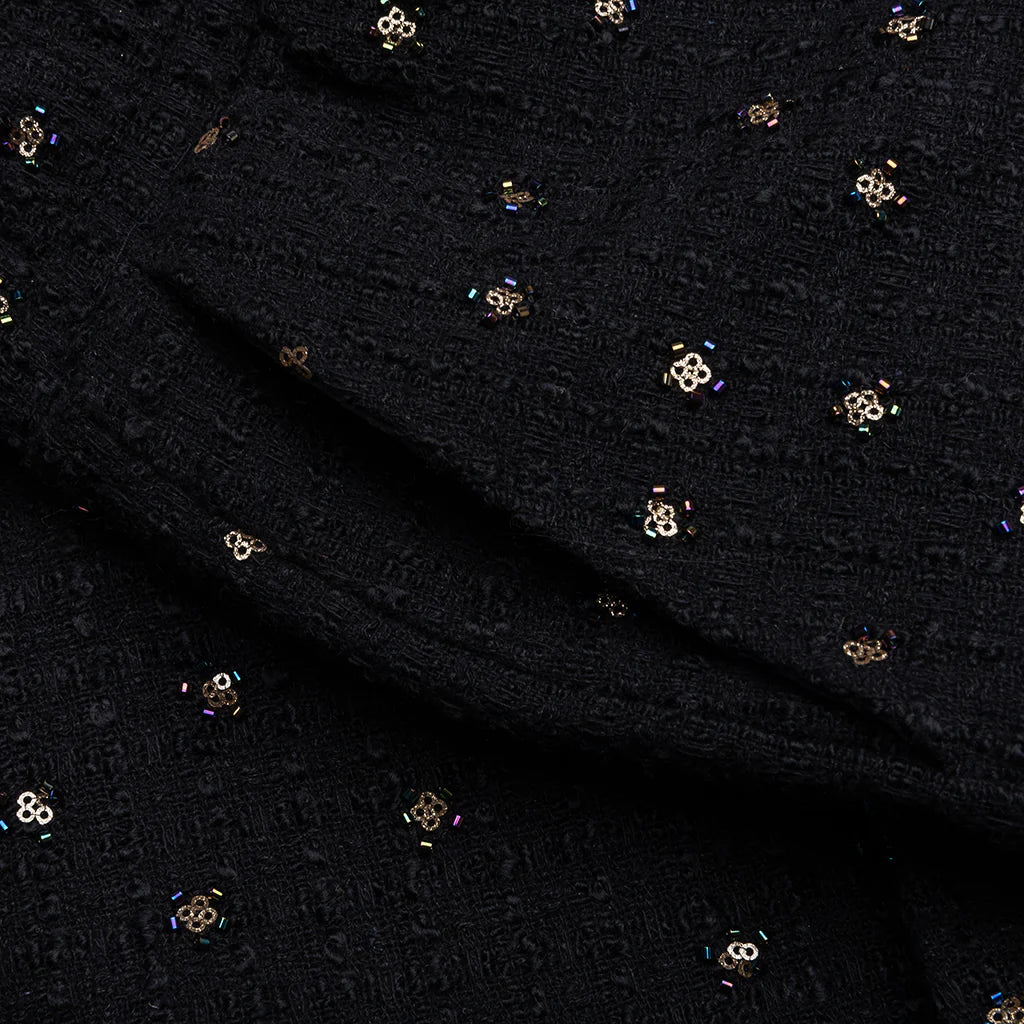Beaded Shorts Black