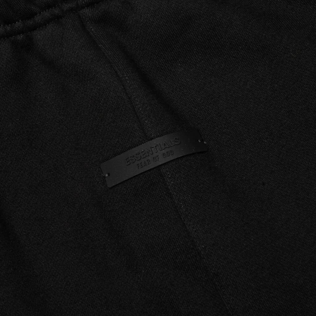 Fleece Soccer Short Black