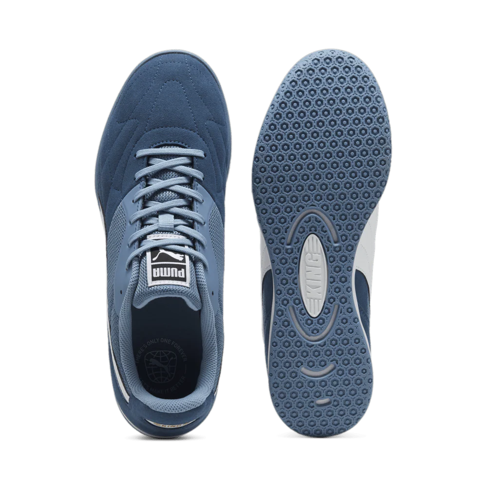 PUMA King Top IT Indoor Shoes Ocean Tropic White Zen Blue